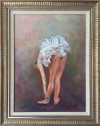 Ballet dancer - tying up laces