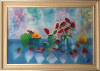 Poppies and Fruit still life